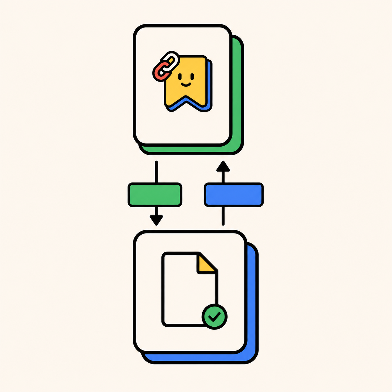 Tuckii backup and restore illustration